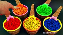 Learn Colors for Children with Play Doh Dippin Dots Surprise Toys Spongebob Angry Birds-eV0Ry