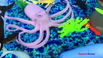 ANIMAL PLANET MEGA OCEAN TUB SHARKS DOLPHINS TURTLES SEAHORSE STARFISH OCTOPUS WHALE CRAB - UNBOXING-xw7X-