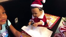 Bad Santa Attacks Bad Baby Transforms with Magic Wand Prank! Bad Baby Toy Freaks Mom Out-3Llbg