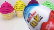 Baby Doll Kinder Joy Ice Cream Cups Surprise Toys Doraemon PJ Mask Fun & Learn Colors for Kids-c5uK