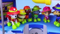 Paw Patrol Kidnapped and Jailed Caged Saved by Ryder and Robo Dog with Big Rig Robot Semi-Truck-YAXh_