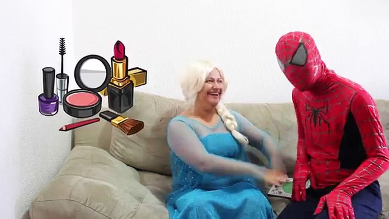 Frozen Elsa Poo Surprise Eggs Eggs With Spiderman Joker - Fun Superhero Movie In Real Life