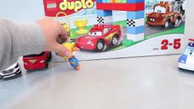 Disney Cars Lego Duplo Lightning McQueen Mater Play Doh Toy Surprise Toys-Px8