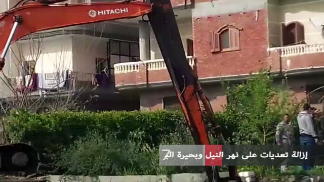 بالفيديو..زالة تعديات على نهر النيل وبحيرة البرلس بكفر الشيخ