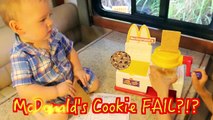 Baby Cooking McDonald's Play Kitchen COOKIE Maker Play-Doh Chicken McNuggets French Fries Happy Meal-mB5FG