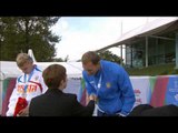 Men's long jump T37 | Victory Ceremony | 2014 IPC Athletics European Championships Swansea