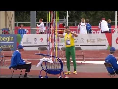 Men's javelin F44 | 2014 IPC Athletics European Championships Swansea