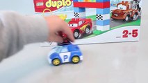 Disney Cars Lego Duplo Lightning McQueen Mater Play Doh Toy Surprise Toys-Px8Jv3