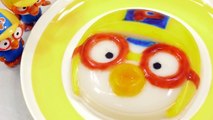 DIY How to Make 'Pororo Colors Gummy Pudding' Learn Colors Slime Big Syringe-Io99qU7