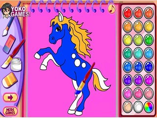 horse and unicorn colour book , super game for kids , nice game for childrens , best game for kids