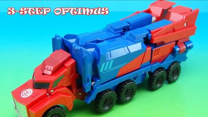 OPTIMUS PRIME ROBOTS IN DISGUISE 3-STEP CHANGER TOY VIDEO-eXwGqPb5