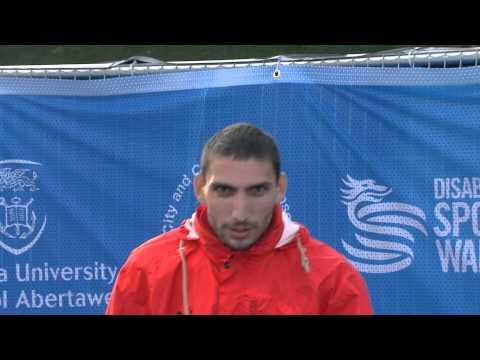 Men's 100m T13 | Victory Ceremony | 2014 IPC Athletics European Championships Swansea