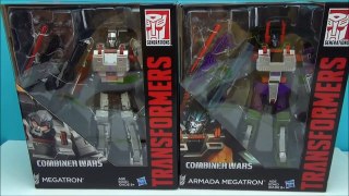 MEGATRON G1 STYLE AND ARMADA COMBINER WARS LEADER CLASS TOY REVIEW-qhaZtC