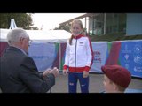 Women's 100m T35 | Victory Ceremony | 2014 IPC Athletics European Championships Swansea