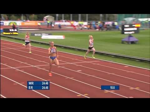Women's 200m T12 | semi-final 1 | 2014 IPC Athletics European Championships Swansea