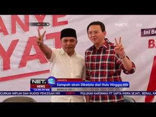 Ahok Berjanji Bangun Pengolahan Sampah - NET 12