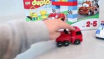 Disney Cars Lego Duplo Lightning McQueen Mater Play Doh Toy Surprise Toys-Px8Jv