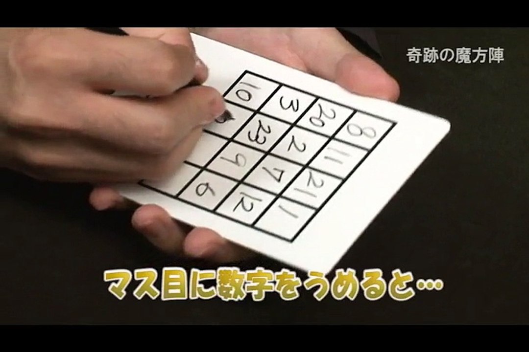 Miracle Magic Square by Tenyo Magic