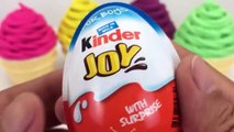 Baby Doll Kinder Joy Ice Cream Cups Surprise Toys Doraemon PJ Mask Fun & Learn Colors for Kids-c5uK1