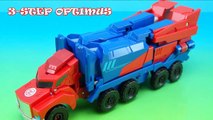 OPTIMUS PRIME ROBOTS IN DISGUISE 3-STEP CHANGER TOY VIDEO-eXwGqPb