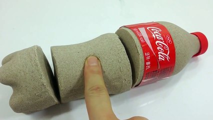 Coca Cola Kinetic Sand DIY How To Make Learn Colors Slime Foam Clay Icecream-qnCdX13TB