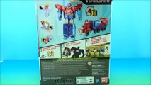 OPTIMUS PRIME ROBOTS IN DISGUISE 3-STEP CHANGER TOY VIDEO-eXwG