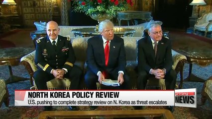 U.S. pushing to complete strategy review on N. Korea as threat escalates