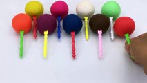 Learn Colors & Number From One To Nine Play Dough Lollipops  Animal Vehicles Molds Fun for Kids-qYb9uOc6