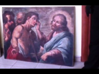 Randazzo (CT) - Tele trafugate, ritrovato il "Miracolo di Gesù" (11.02.17)