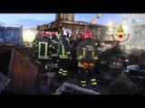 Genova - Costa Concordia Incendio a bordo del relitto (19.01.17)