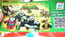 Kung Fu Panda 3 Toys in Kinder Surprise Eggs Disney Princess Palace Pets Kinder Surprise Eggs