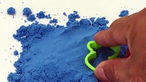 Learn Colors Kinetic Sand Cake DIY Fun & Creative for Kids PEZ Candy Compilation EggVideos