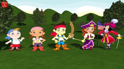 Jake And The Never Lands Pirates Finger Family Nursery Rhymes | MY FINGER FAMILY RHYMES
