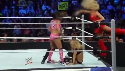 720pHD WWE Smackdown The Bella Twins vs Natalya & Summer Rae