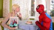 Kids story how spiderman and Frozen Elsa battle Joker - kiss Elsa Spidey SuperHero New HD