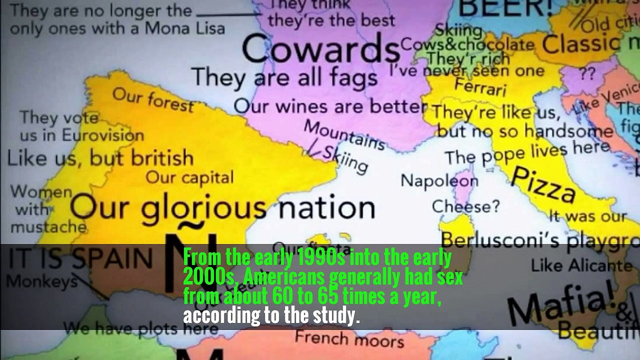 From the early 1990s into the early 2000s, Americans generally had sex from about 60 to 65 times a year, according to the study.