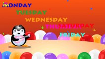 Days of the Week - Teach Weekday Names, Monday, Tuesday, ESL, Kindergarten, Baby Learning