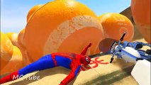 La POLICÍA de la BICICLETA ÉPICA de FIESTA con los COLORES de Spiderman dibujos animados de canciones infantiles Canciones para Niños y