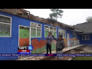 Cuaca Buruk Sebabkan Atap Bangunan TK Ambruk di Sukabumi - NET 12