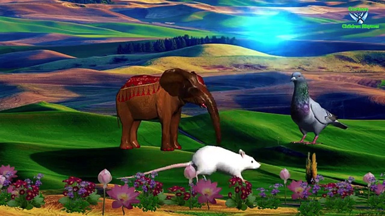 Elephant Finger Family Song | 3D Animation Song