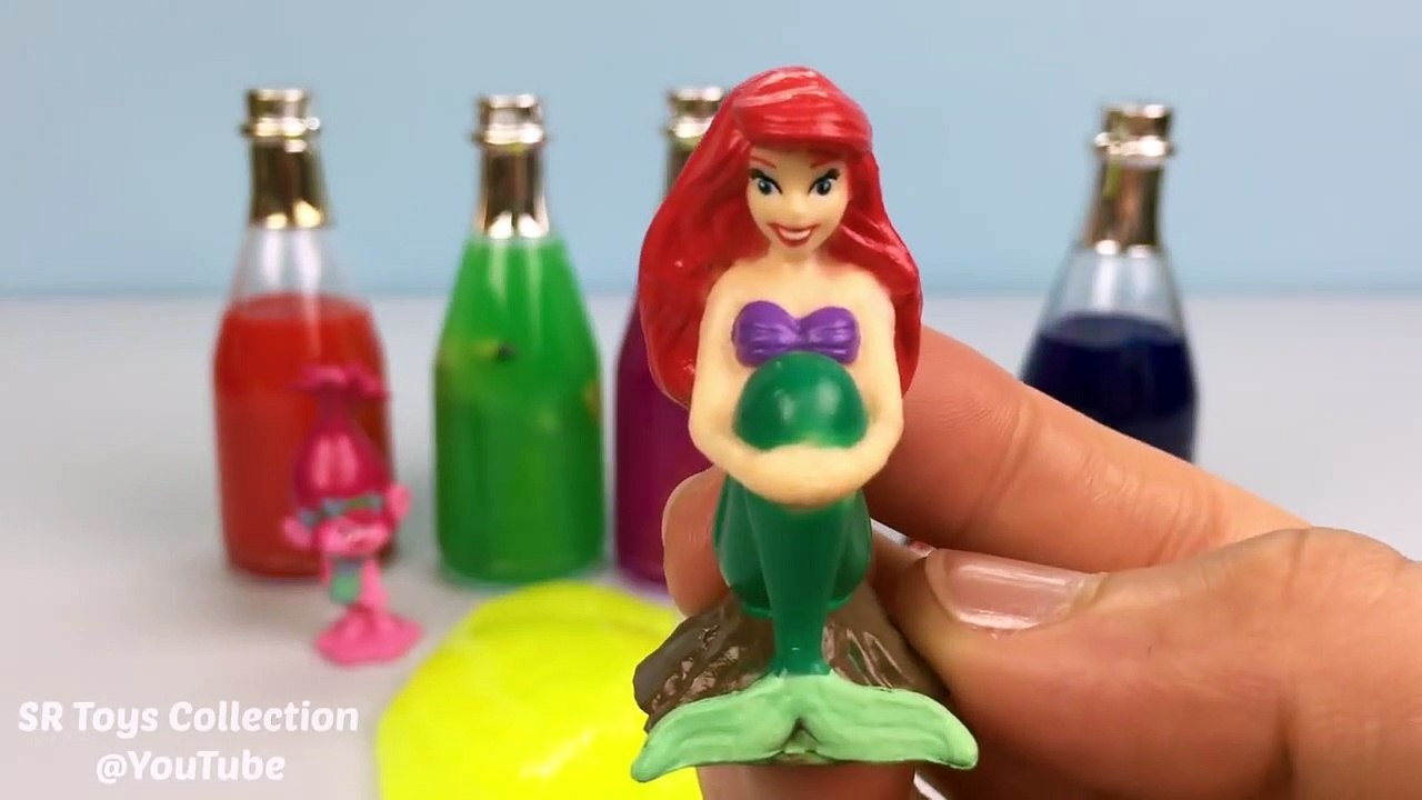 UntitLearn Colors Gooey Slime Surprise Toys Bottles Minnie Mouse Ariel Pikachu Spiderman Fun for Chled