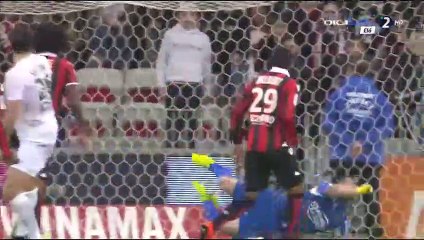 All Goals & Highlights HD - Nice 2-2 Caen - 10.03.2017