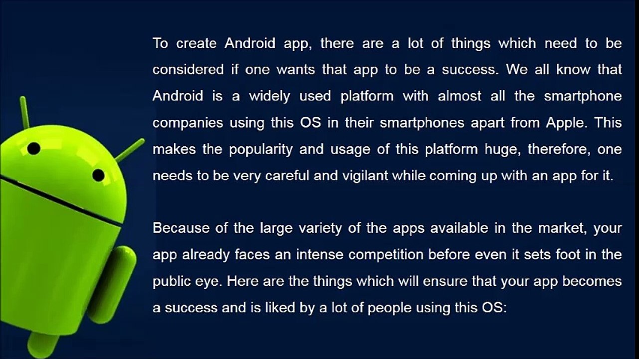 Things to Keep In Mind While Creating an Android App