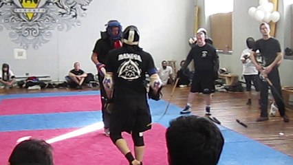 Andre vs Some Guy - Single Stick - Beat the Crap of Cancer I - December 4 - 2010