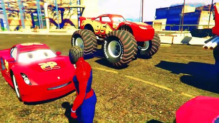 FUNNY CARS Transportation and Spiderman Cartoon for Children Colors for Kids Nursery Rhymes HD-wFhWVrI3hj8
