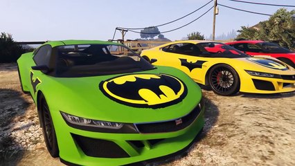 Spiderman, Shrek,Joker and Batman Car Racing _ Learning Colors With Sport Cars-mpM0QLalN-c