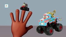 Finger Family Lightning McQueen Disney Monster Cars | Disney Cars Finger Family Nursery Rhymes