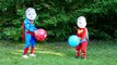 BOTTLE FLIP CHALLENGE Crying Babies SPIDERMAN VS SUPERMAN Superheroes in Real Life Crying Baby-r4MJpR7ew0I