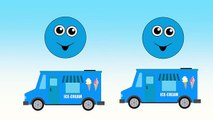 Contando los Camiones de helados | Aprender los Colores y los Números para Niños | Huevos Sorpresa llena de Co
