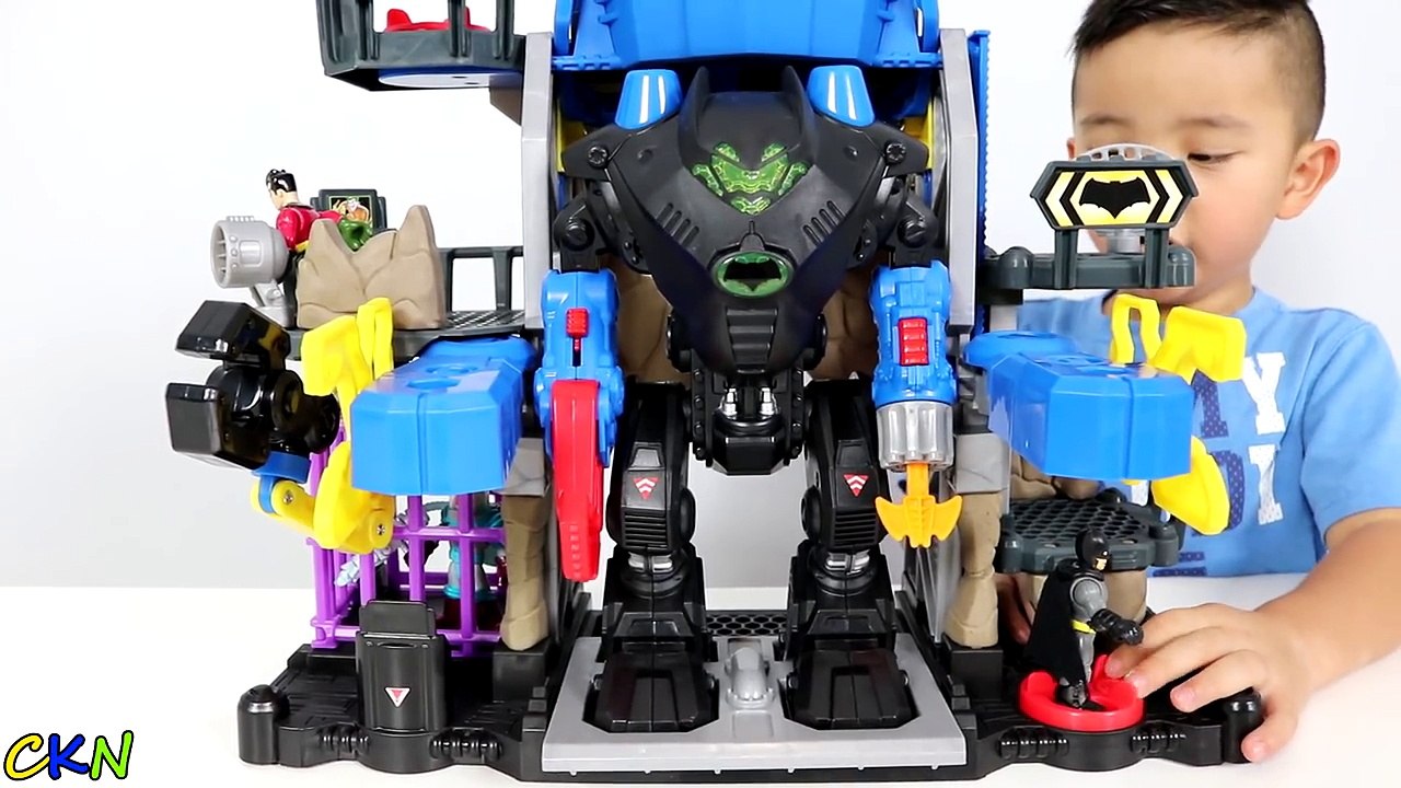 Robo Batcave Playset Kids Toy Unboxing And Playing With Batman Robin Joker Ckn Toys-fPTzlhwokxM